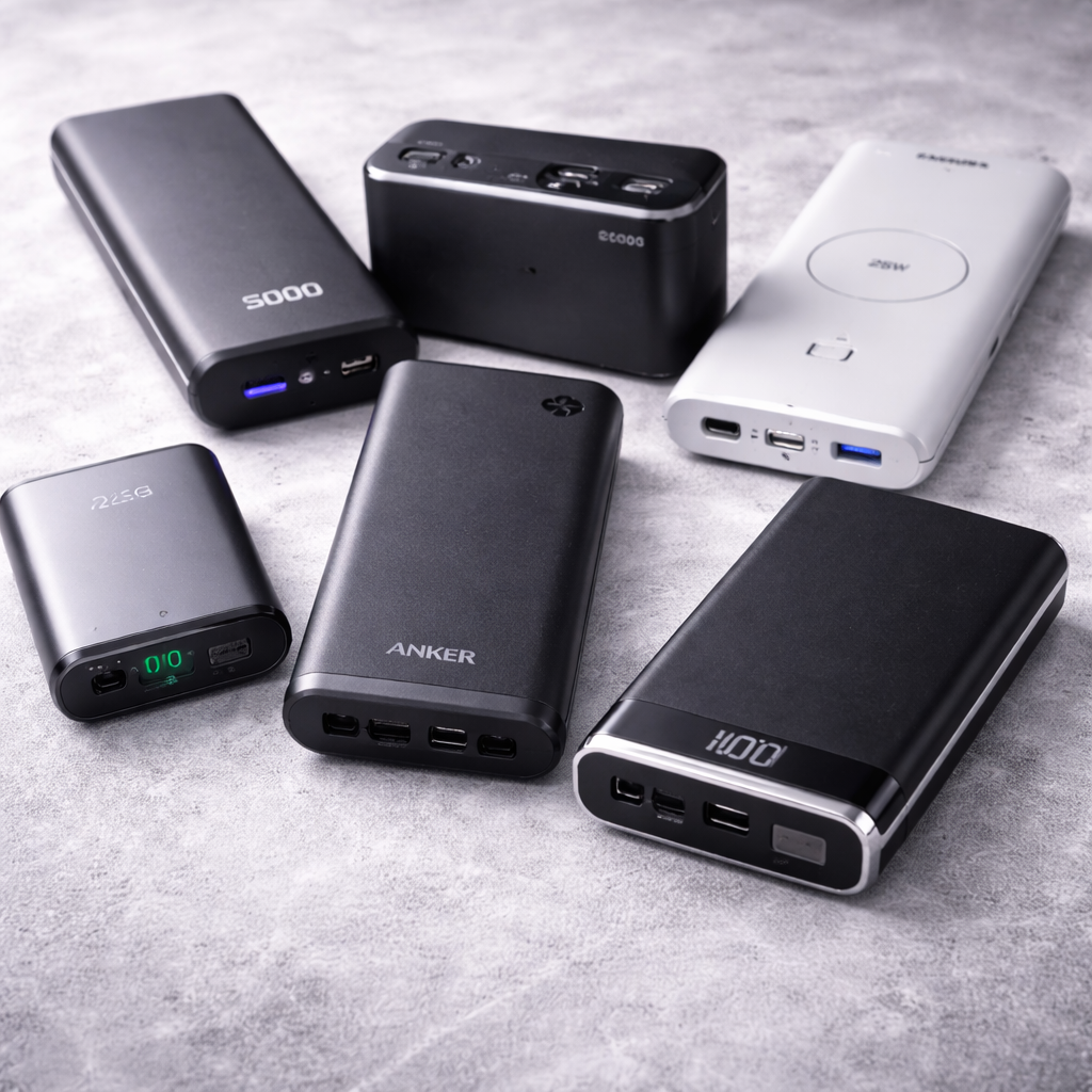 Powerbank für unterwegs – schnelles Laden 2026 Powerbank lädt Smartphone unterwegs mit hoher Kapazität