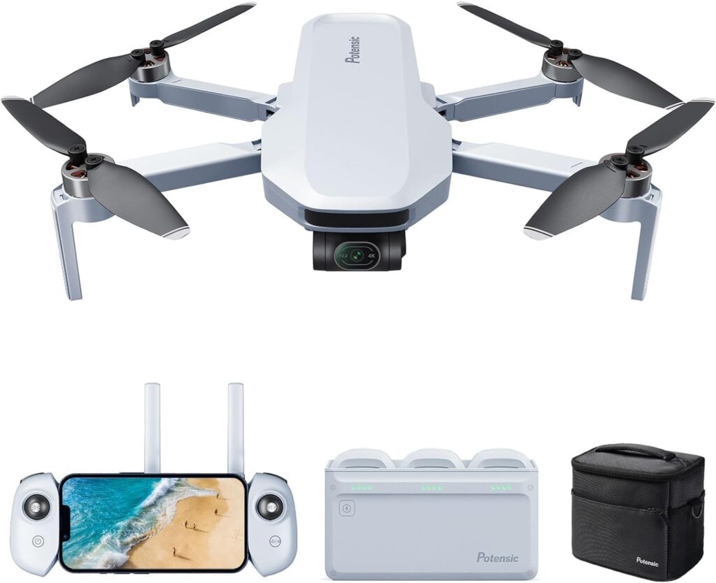 Potensic ATOM 4K Drohne 2026 mit 3-Achsen Gimbal und GPS Kamera für stabile Luftaufnahmen