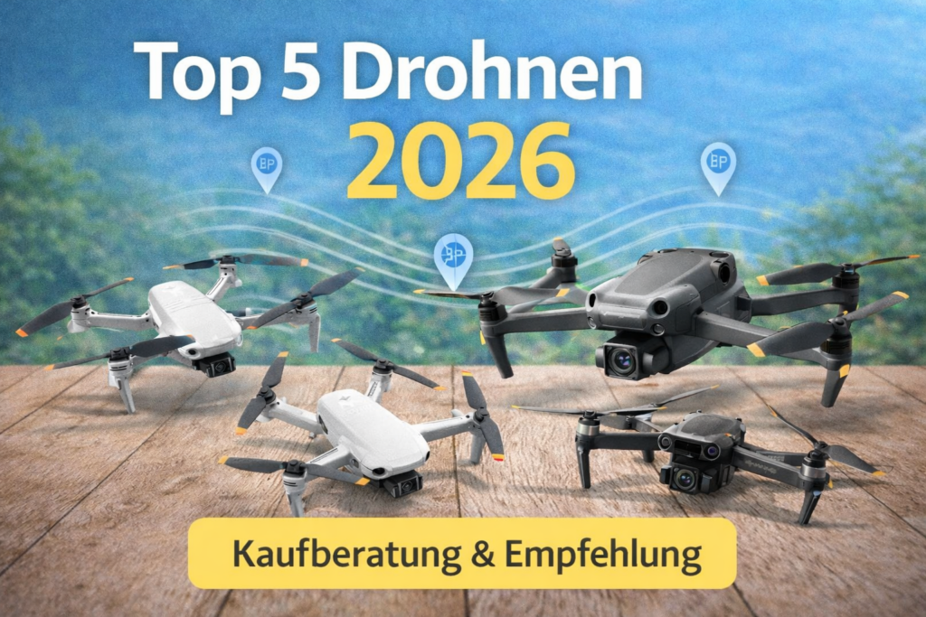 Top 5 Drohnen 2026 im Test – die besten Kameradrohnen mit 4K und GPS im Vergleich