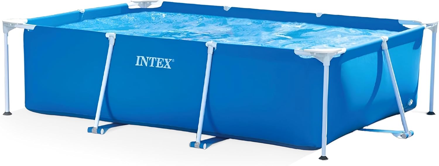 Intex Rectangular Frame Pool 2026 rechteckiger Aufstellpool im Garten für Kinder