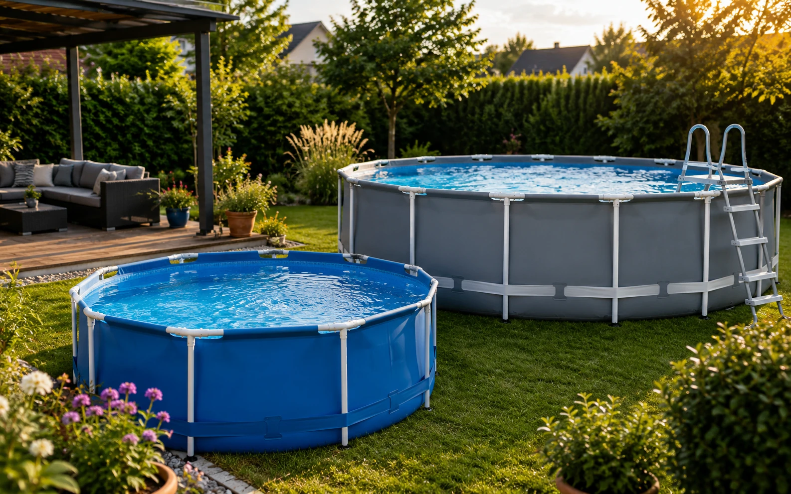 Aufstellpools im Vergleich – unterschiedlich große Modelle im Garten