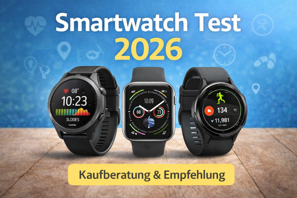 Smartwatch Test 2026 – Die besten Smartwatches im Vergleich für Fitness, Alltag und Gesundheit