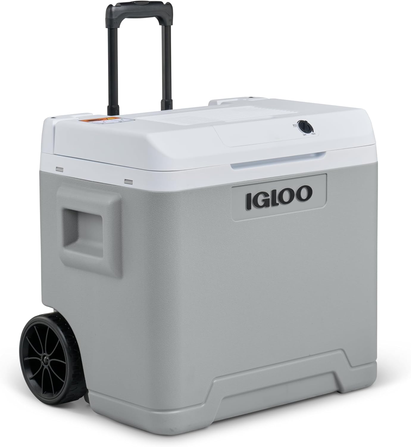 IGLOO IE42 elektrische Kühlbox mit Rollen und Teleskopgriff