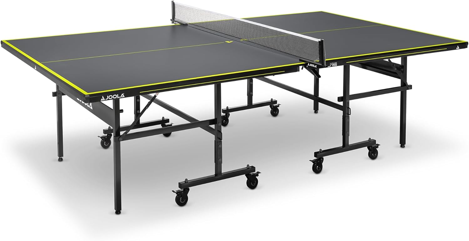 JOOLA Tischtennisplatte Inside zusammengeklappt in der Garage