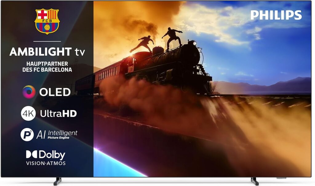 Philips Ambilight 77OLED760 KI Fernseher 2026 mit OLED und AI Bildoptimierung