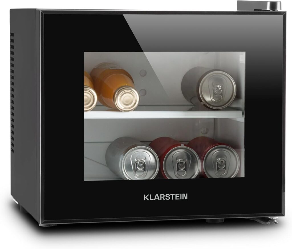 Klarstein Frosty Mini Kühlschrank 10L kompakte Minibar schwarz