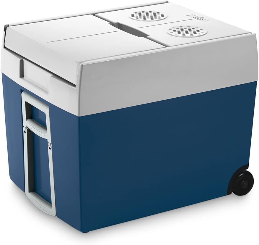 MOBICOOL MT48W Kühlbox 48L 12V 230V mit Rollen blau