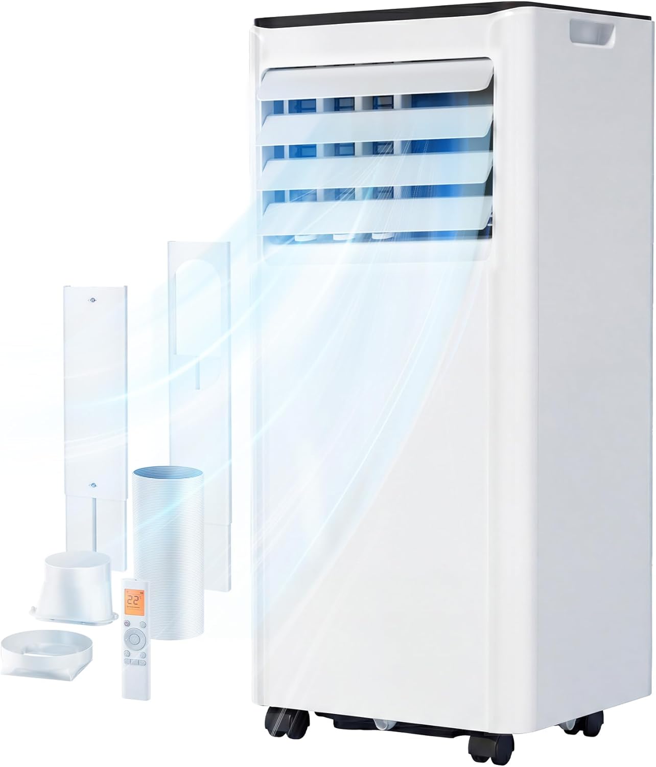 Mobile Klimaanlage 7000 BTU 2026 kompakt mit Fernbedienung und Timer