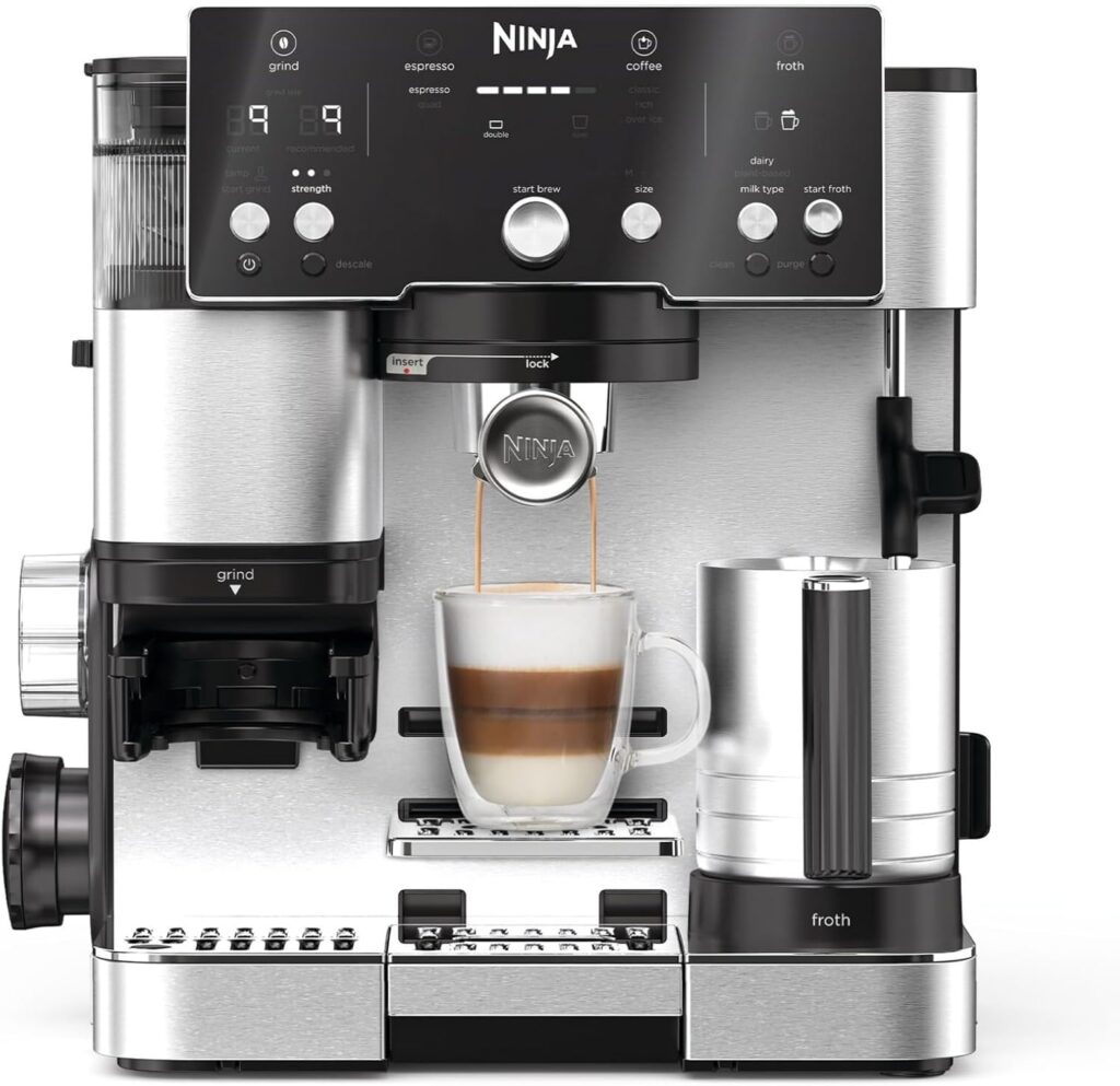 Ninja Luxe Essential 2in1 Kaffeemaschine 2026 mit Mahlwerk und Milchaufschäumer