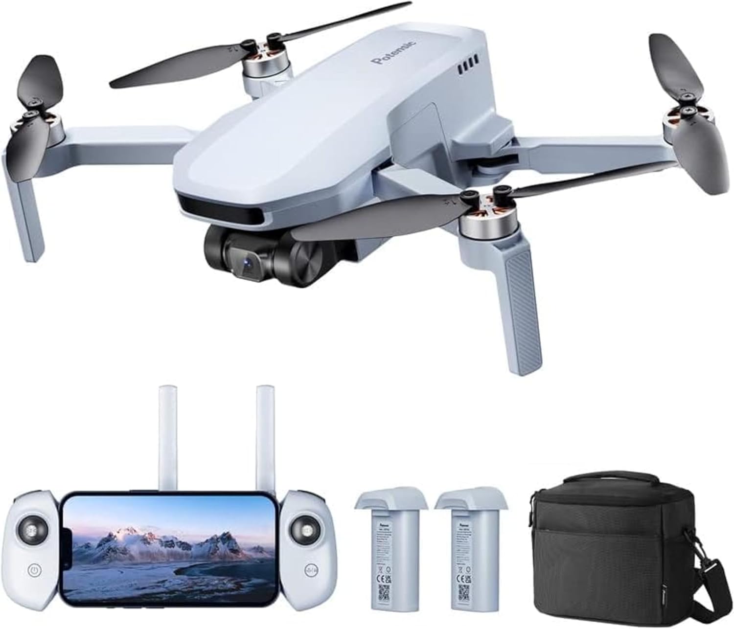Potensic ATOM SE GPS-Drohne im stabilen Schwebeflug