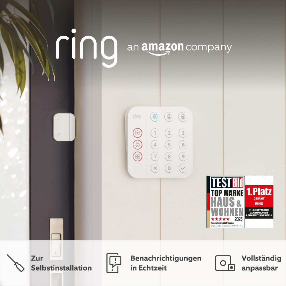 Ring Alarm Set XL Smart Home Alarmanlage 2026 mit Außensirene und App Steuerung