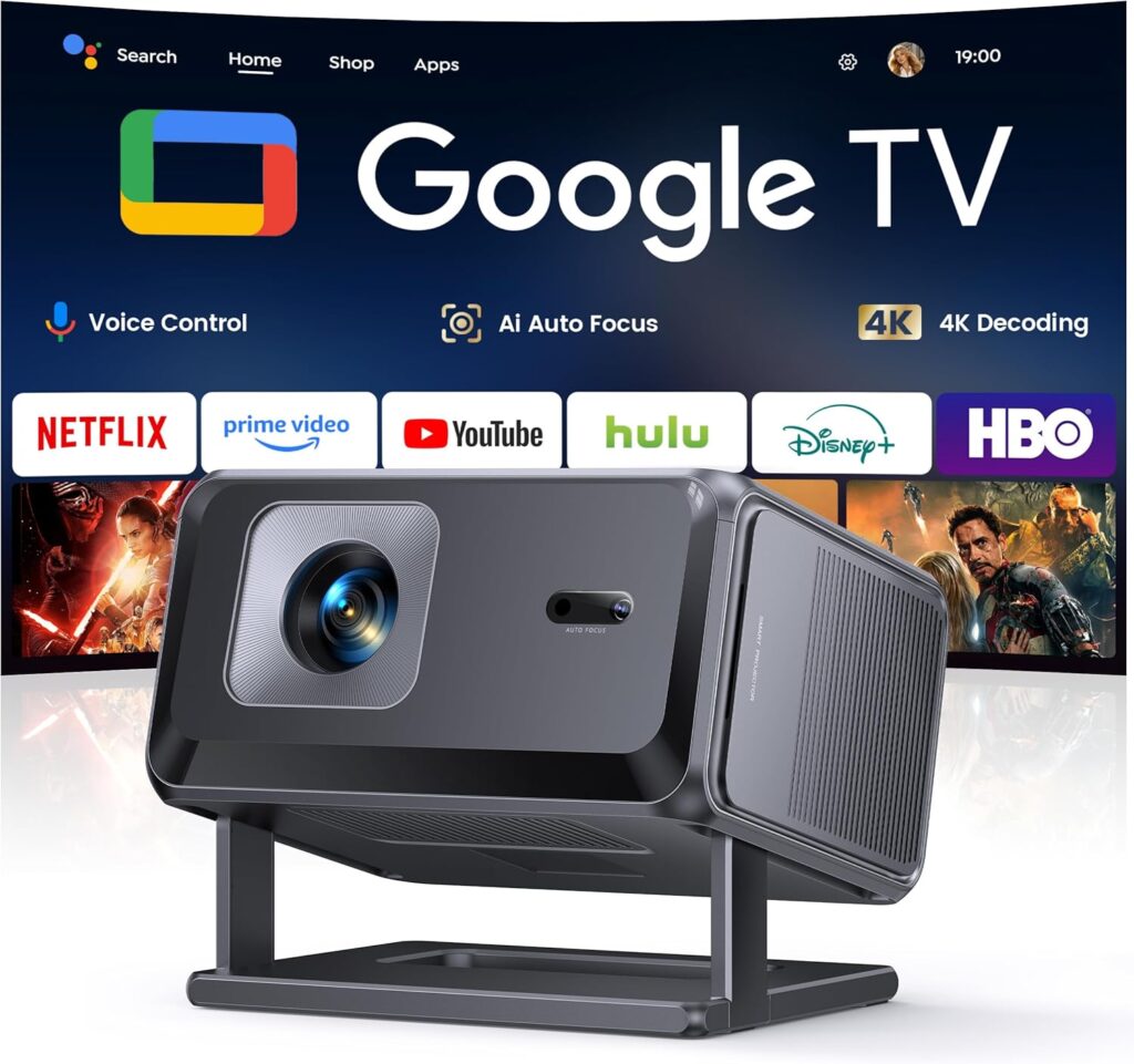 Smart Mini Beamer 2026 mit Google TV Full HD und 4K Unterstützung im Test