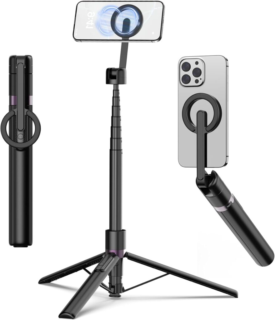 TONEOF 173cm Smartphone Stativ 2026 mit magnetischer Halterung und Bluetooth Fernbedienung