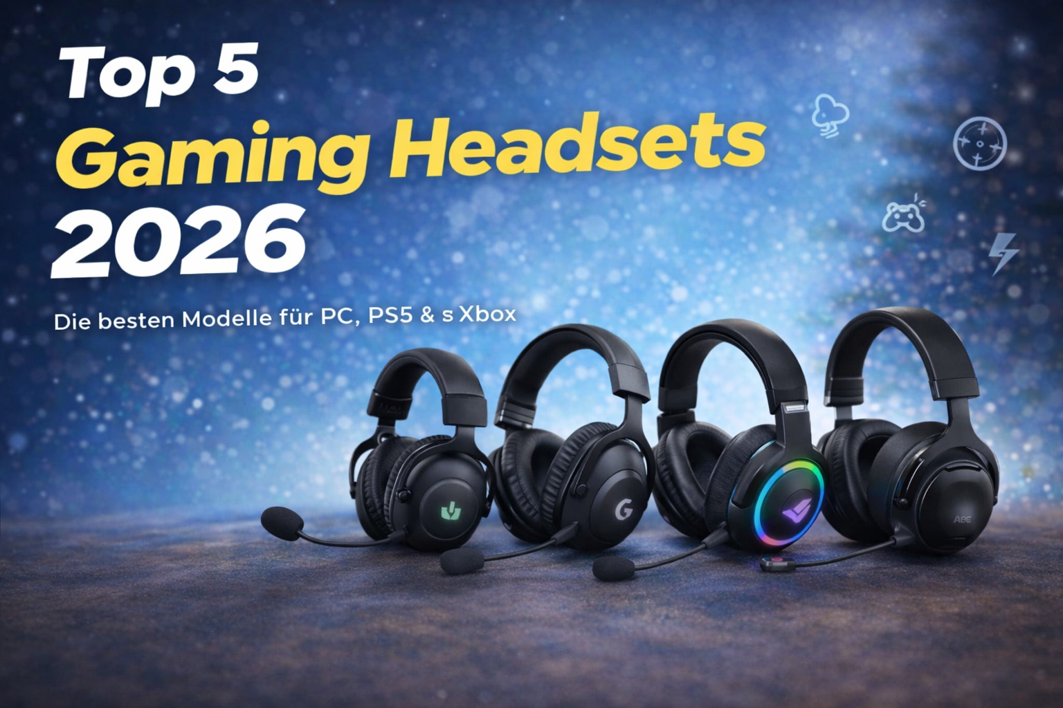 Top 5 Gaming Headsets 2026 im Vergleich mit kabellosen und kabelgebundenen Modellen für PC PS5 und Xbox