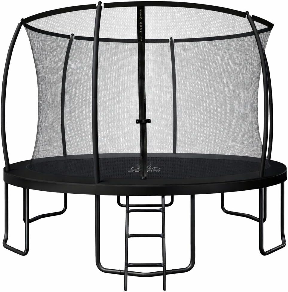 Zero Gravity Trampolin Outdoor 2026 mit Sicherheitsnetz und stabilem Rahmen im Garten
