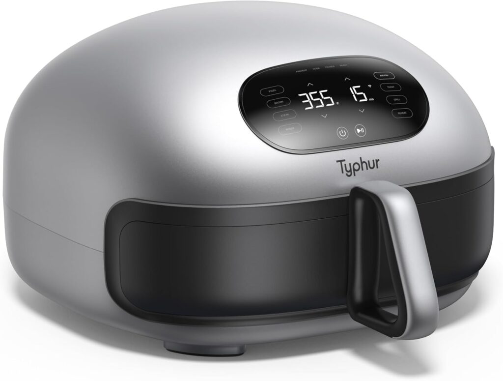 Typhur Dome 2 Airfryer 2026 Heißluftfritteuse mit 15-in-1 Funktionen und Selbstreinigung