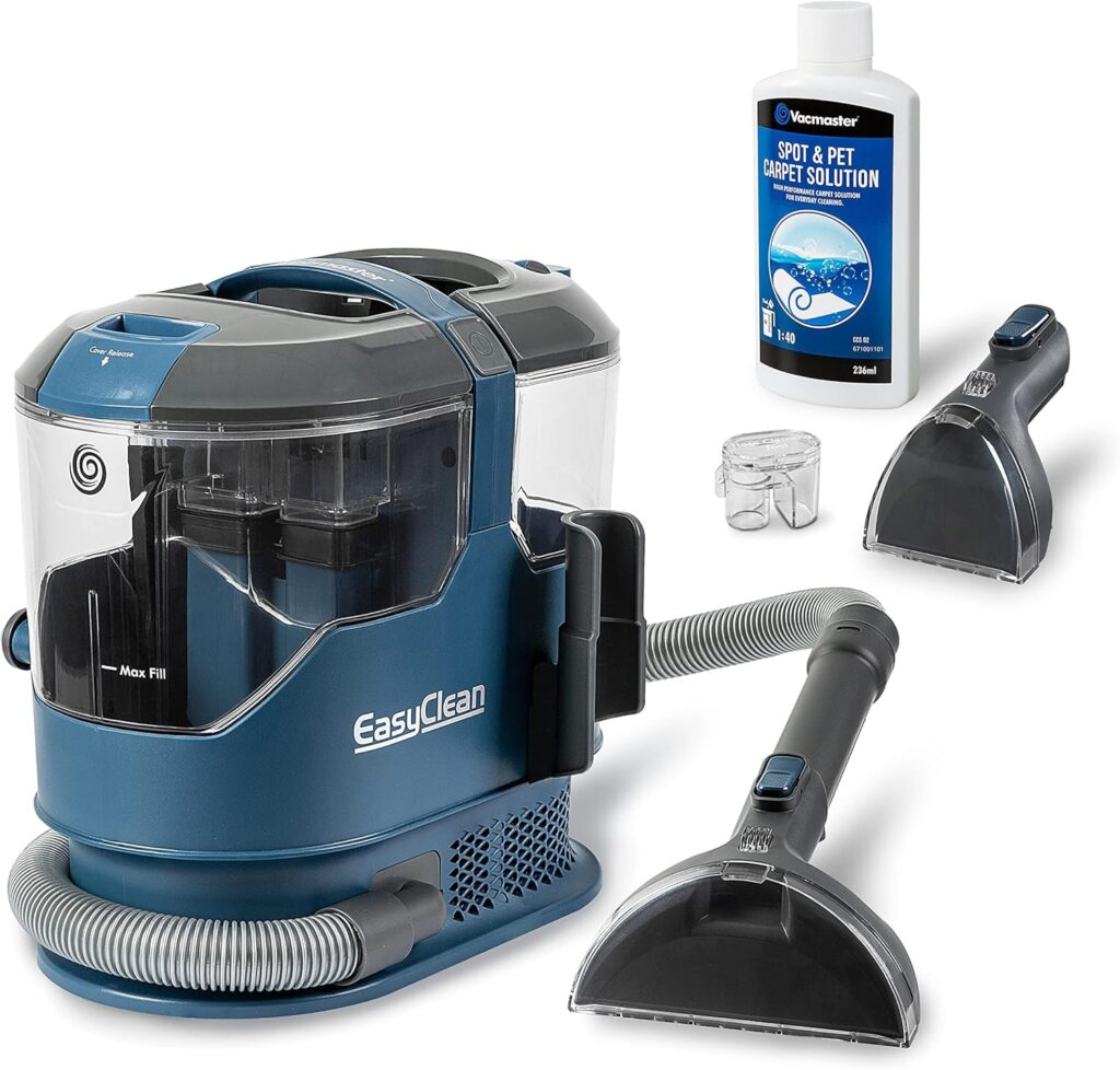 Vacmaster SCA0801 Waschsauger für Teppiche Polster und Auto mit Dual Tank System