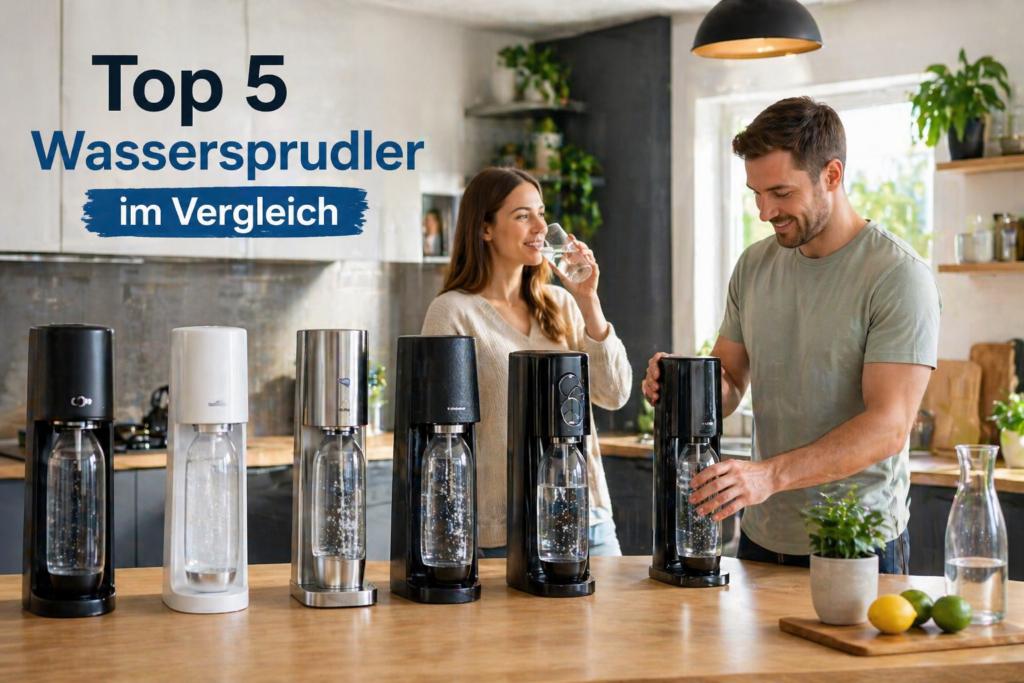 Top 5 Wassersprudler 2026 im Vergleich in moderner Küche mit Anwendung