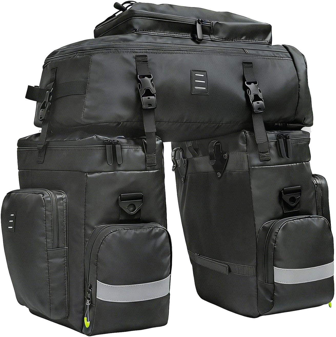 3-in-1 Fahrradtasche mit großer Kapazität und Rucksackfunktion 3-in-1 Fahrradtasche mit großer Kapazität und Regenschutz für Touren
