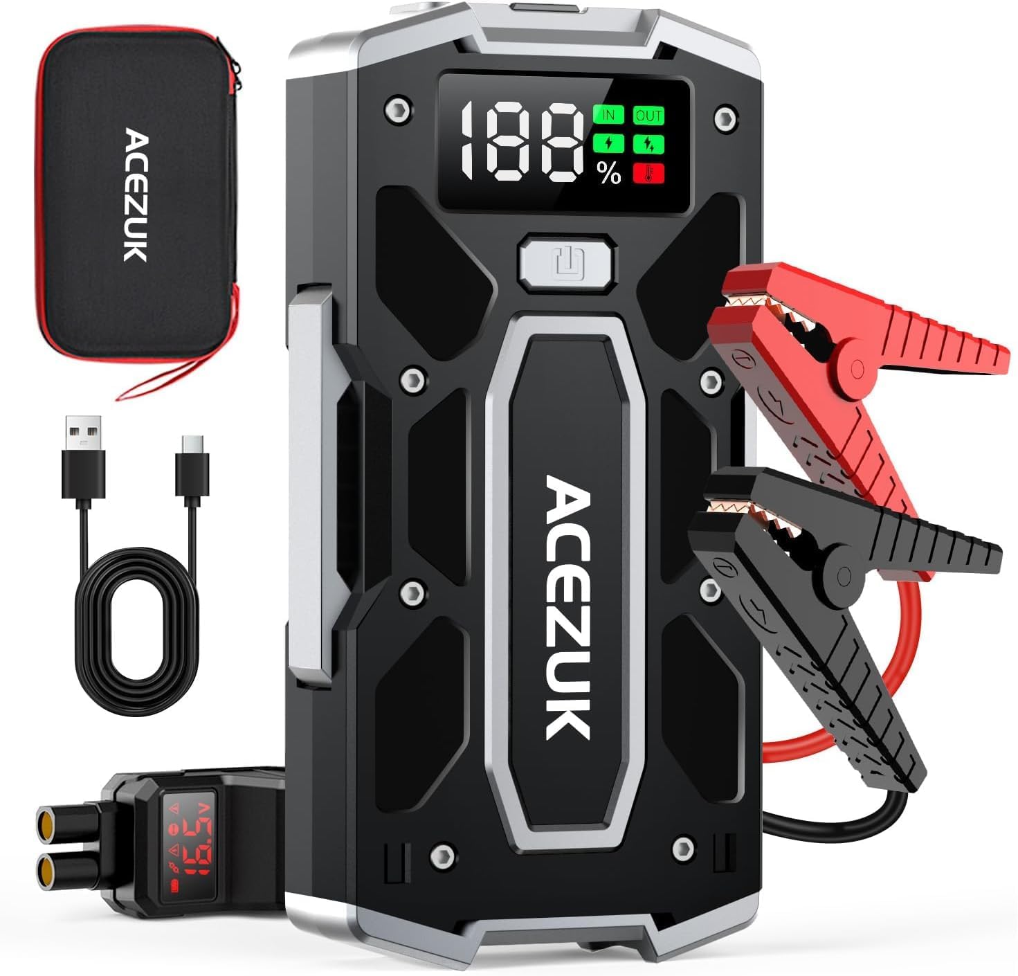 ACEZUK 7000A Starthilfe Powerbank für Auto, SUV und Roadtrips