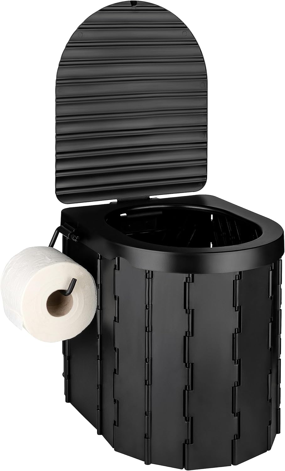 AUTOLIGHT 24 faltbare Campingtoilette mit Deckel für Camping und Outdoor Reisen