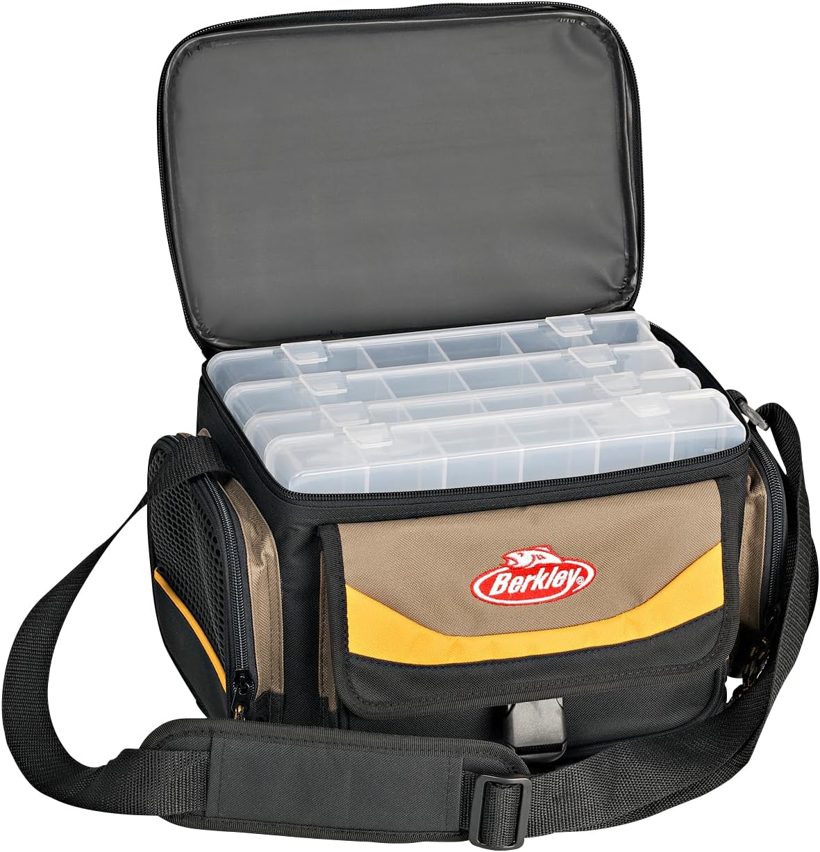 Berkley System Bag für organisierte Angelsessions am Wasser Berkley System Bag Angeltasche mit Köderboxen für Angelzubehör