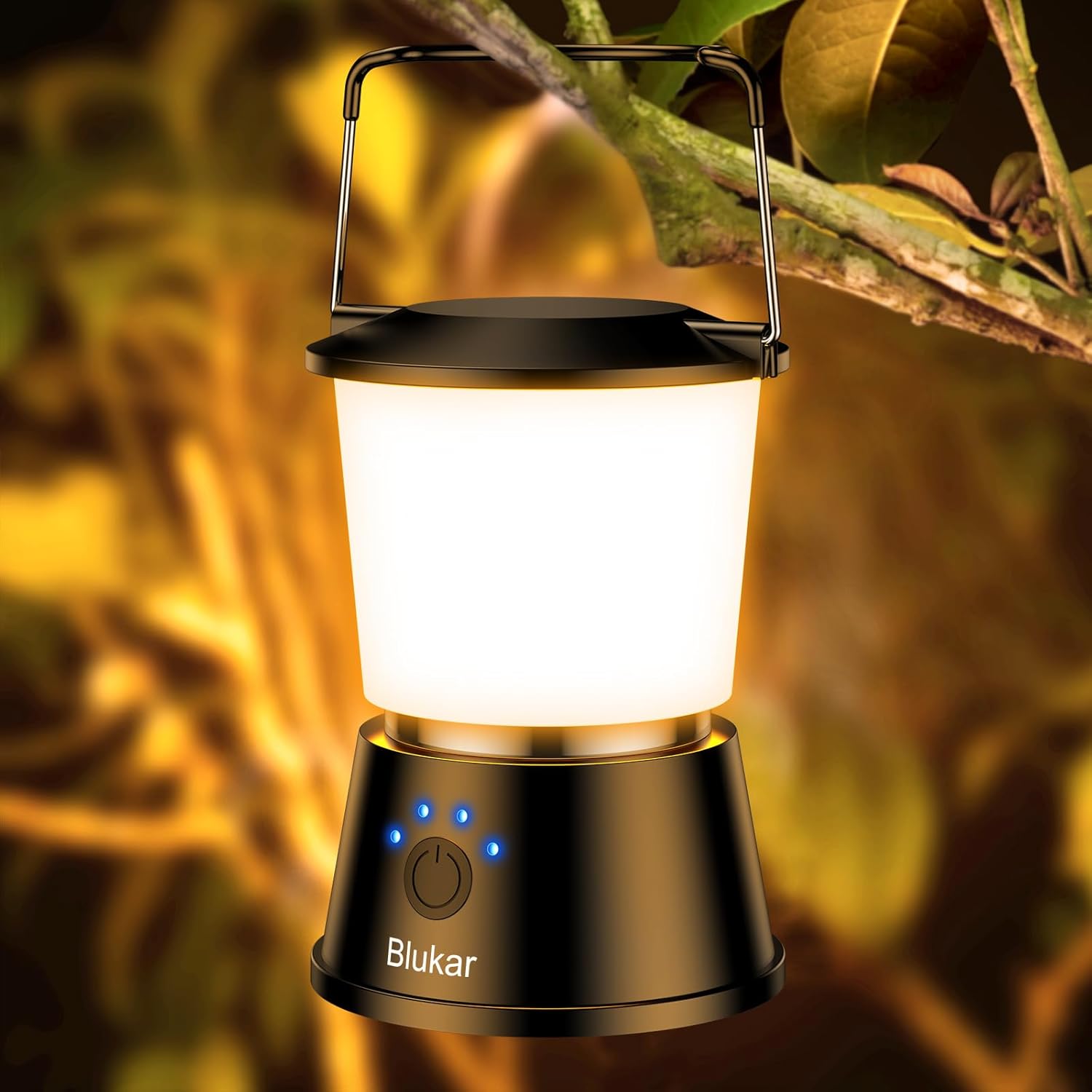 Blukar LED Campinglampe mit 2000 Lumen für Camping und Outdoor Nutzung