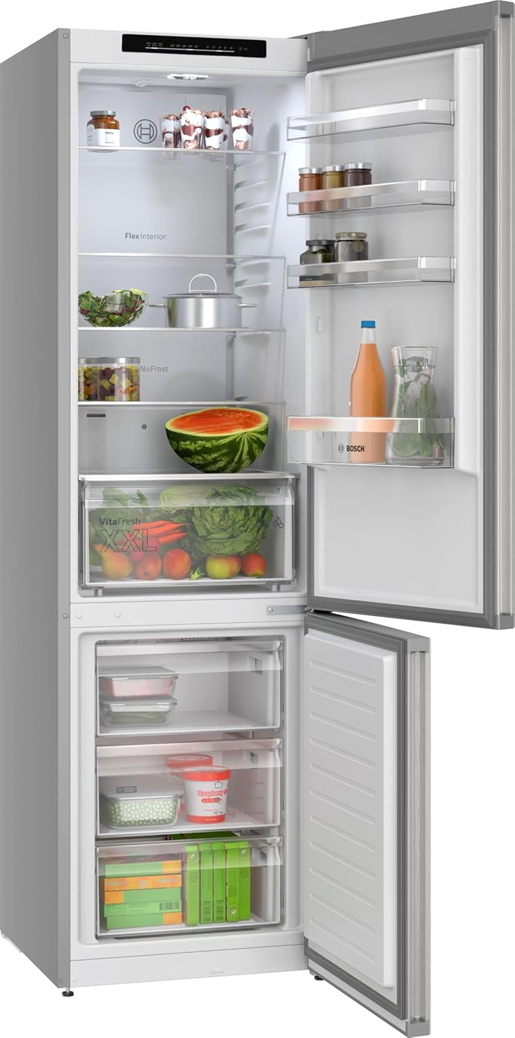 Bosch KGN392LCG Serie 4 Kühl-Gefrierkombination mit VitaFresh XXL und Easy Access Shelf