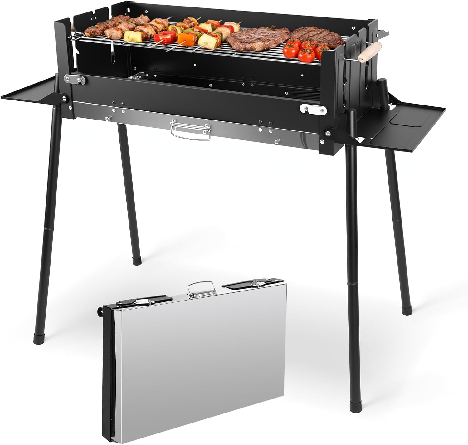Denmay Klappgrill für Camping und Outdoor Grillabende