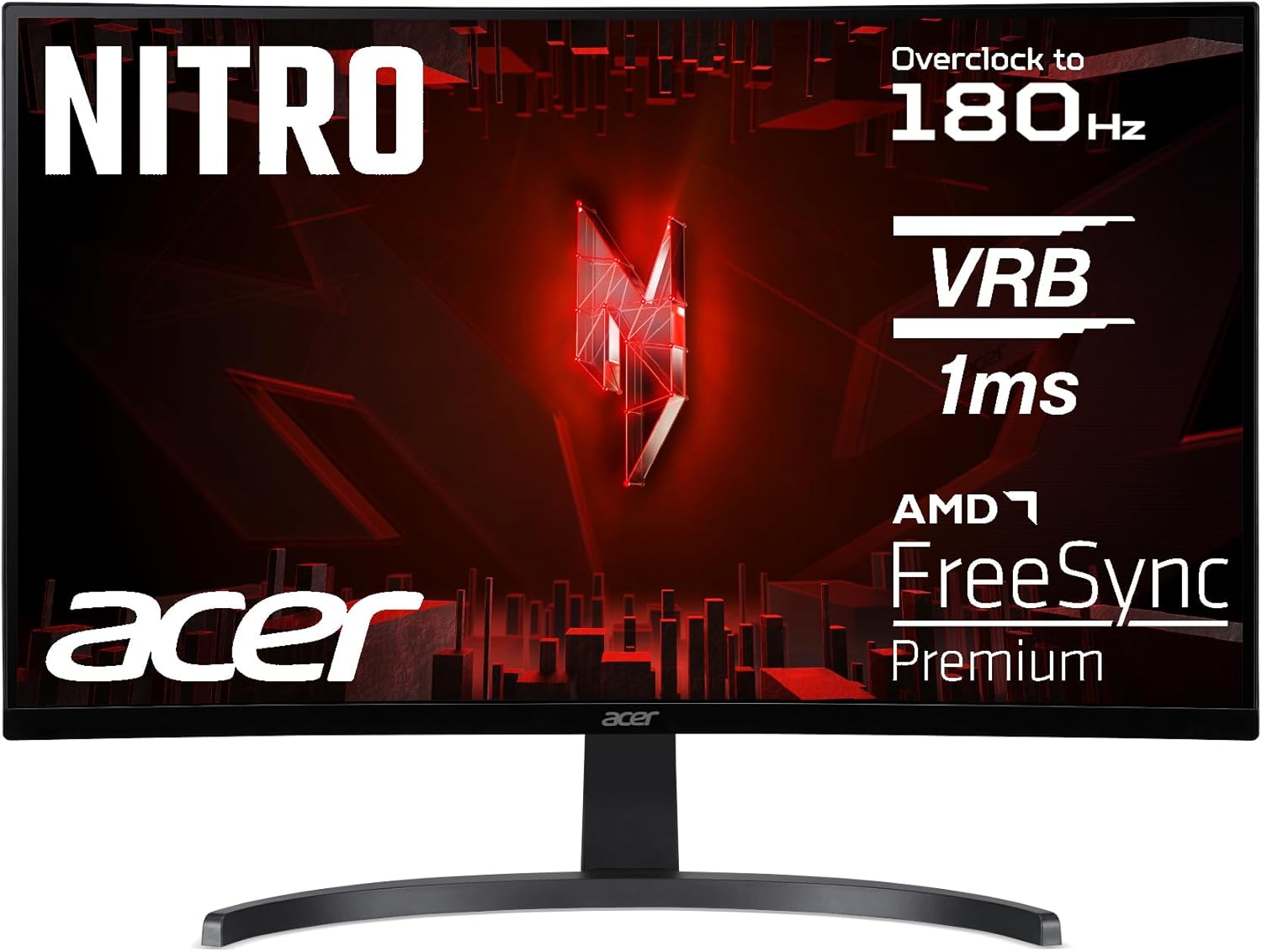 Acer Nitro ED273 S3 Gaming Monitor 27 Zoll 180Hz Curved im Gaming Setup