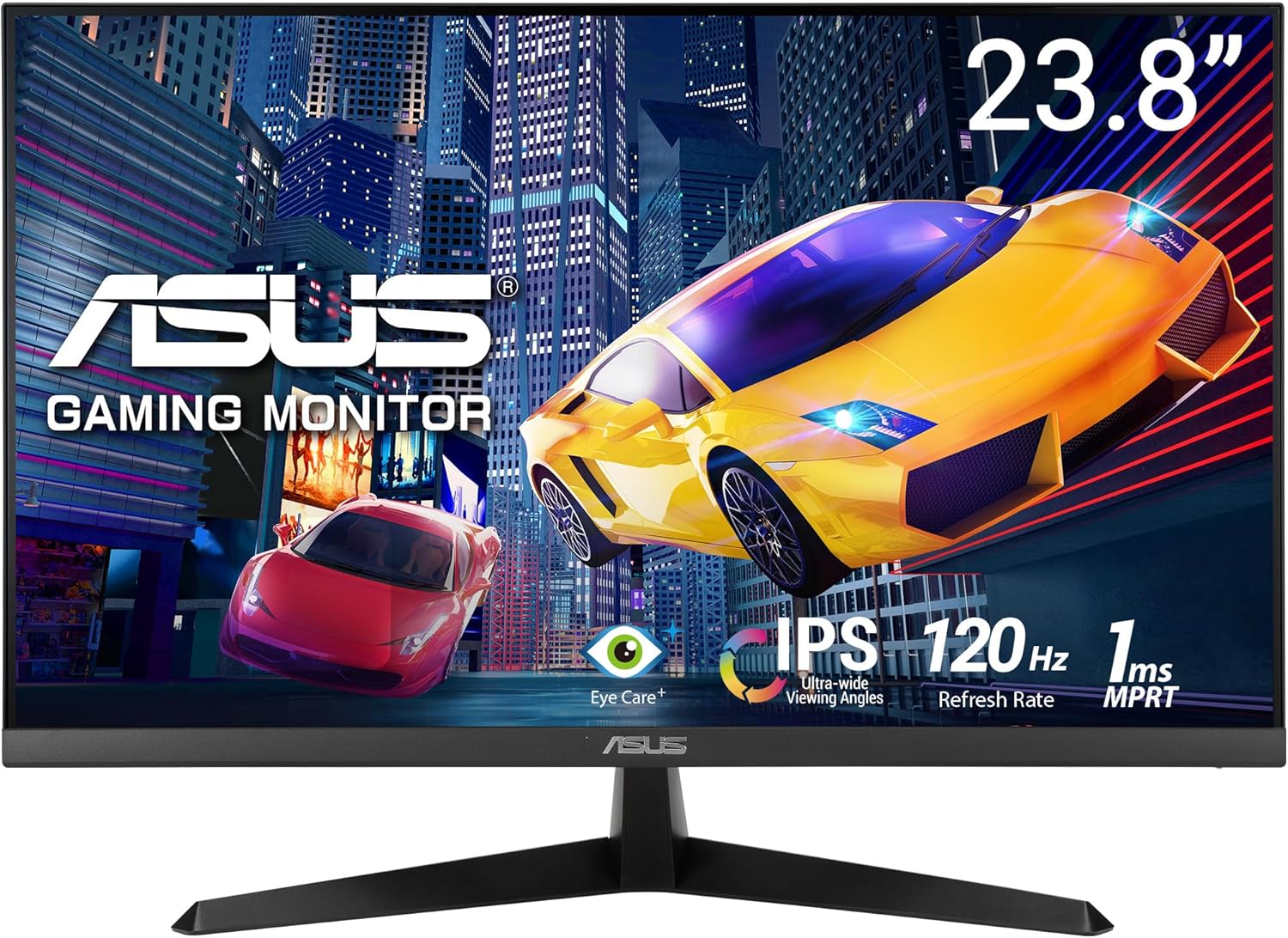 ASUS Eye Care VY249HGR Gaming Monitor 24 Zoll 120Hz IPS im Einsatz