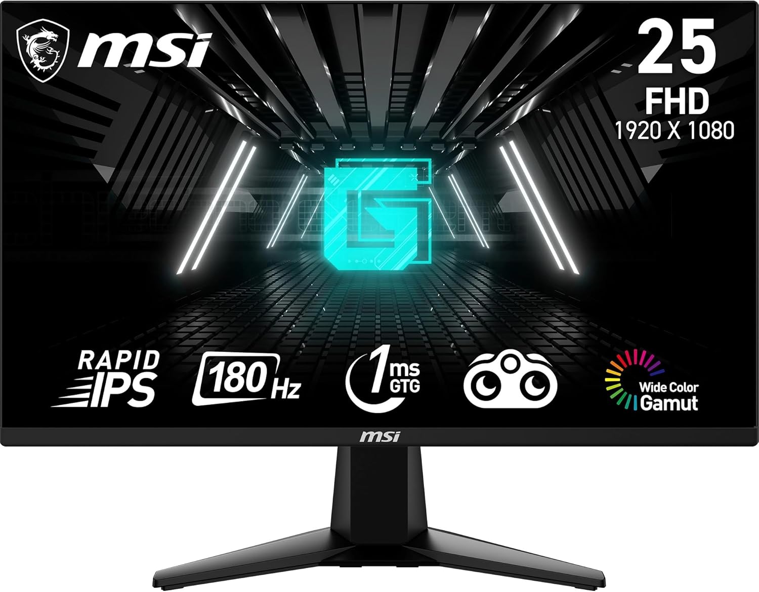 MSI G255F Gaming Monitor 24,5 Zoll 180Hz IPS im Gaming Setup