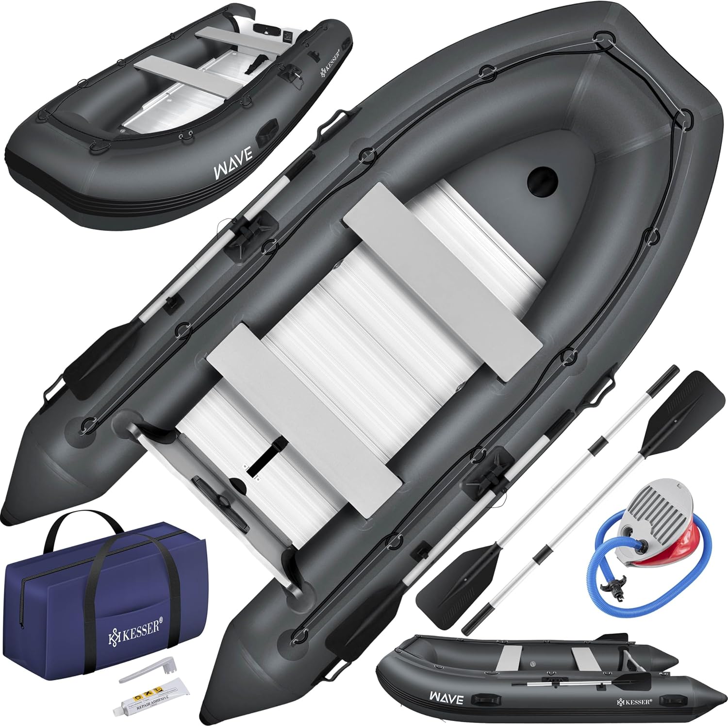 KESSER Wave Schlauchboot für Angeln Camping und Outdoor