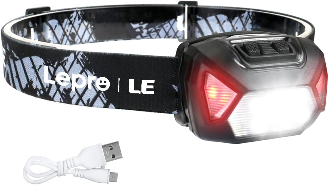 Lepro LED Stirnlampe für Camping und günstige Outdoor-Einsätze