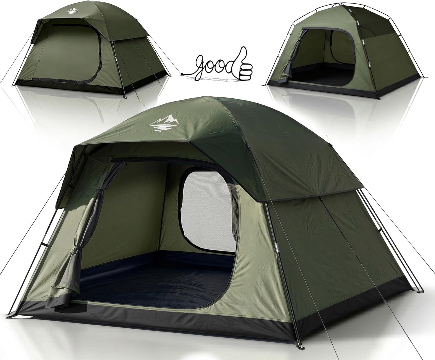 Purebox Campingzelt für Familien und Festivals Purebox Campingzelt für 4 Personen beim Camping und Outdoor Abenteuer