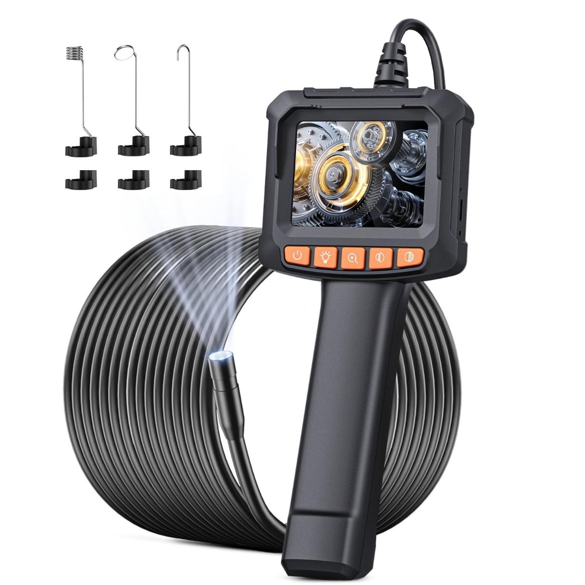 Qimic Endoskopkamera 10M mit Licht für Schatzsuche und Outdoor Nutzung