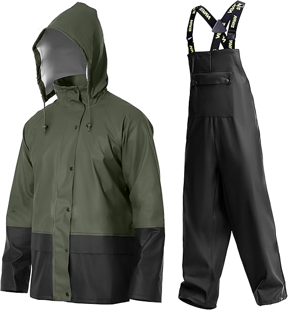 Wasserdichter Regenanzug für Herren mit Regenjacke und Regenlatzhose für Outdoor Touren