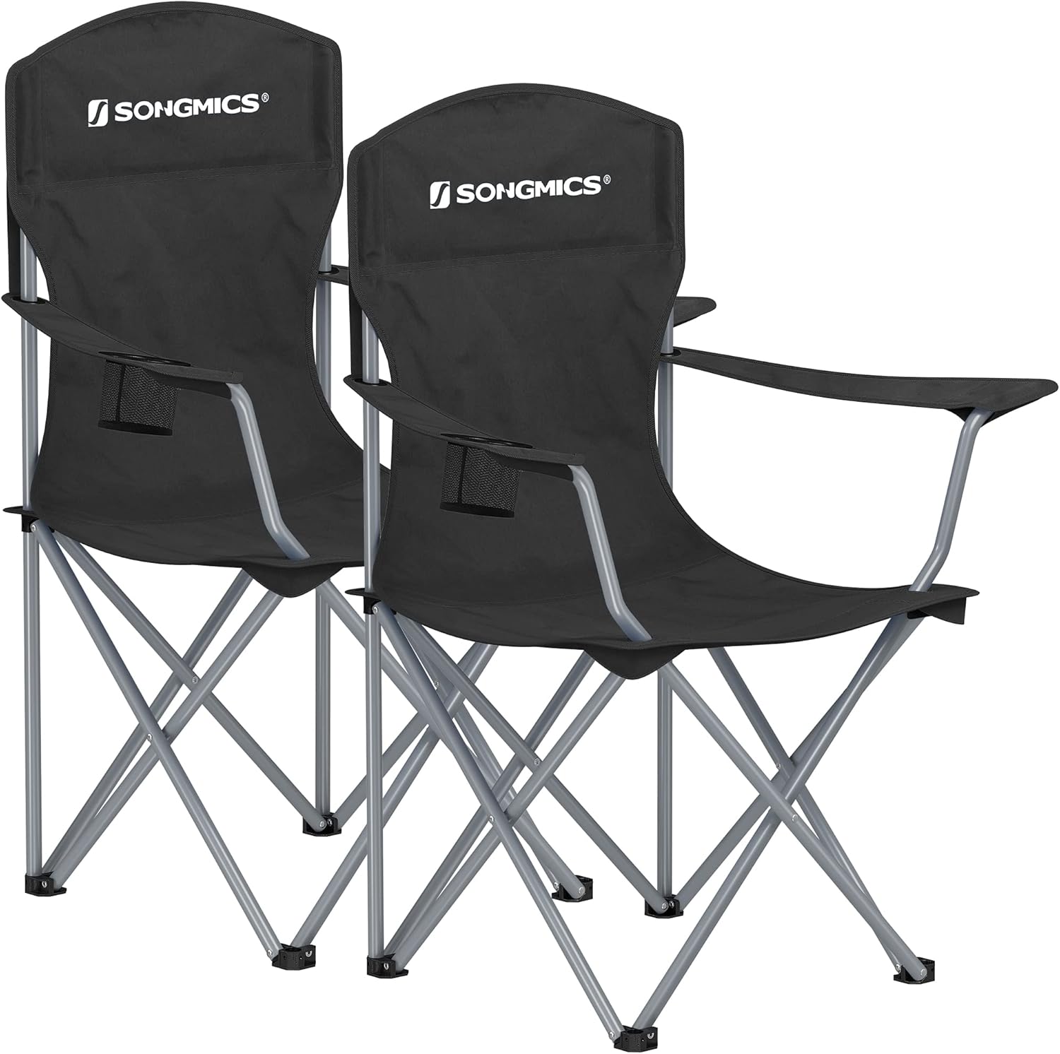 SONGMICS 2er Set Klappstuhl Campingstuhl für Outdoor und Angel Sessions