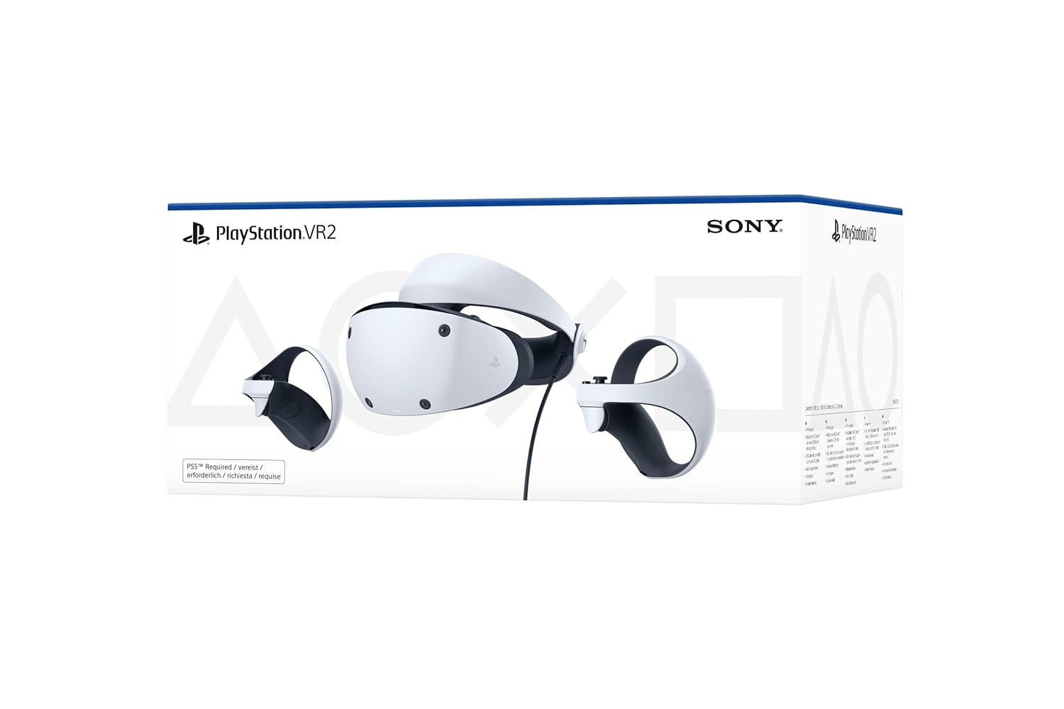 Sony PlayStation VR2 VR Brille beim Gaming Einsatz mit immersiver virtueller Realität