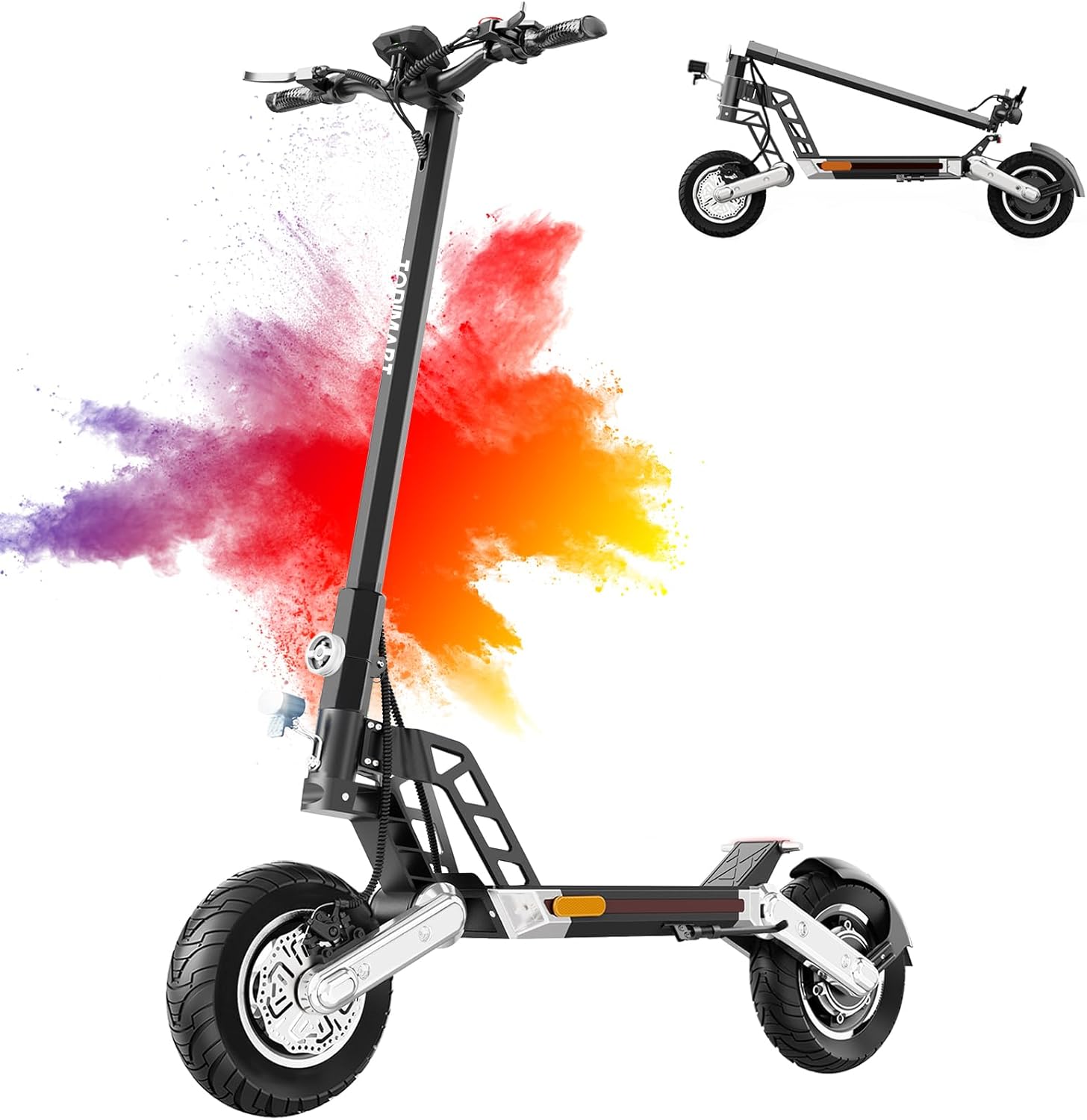 TODIMART Offroad E-Scooter mit Straßenzulassung für Camping und Outdoor Touren