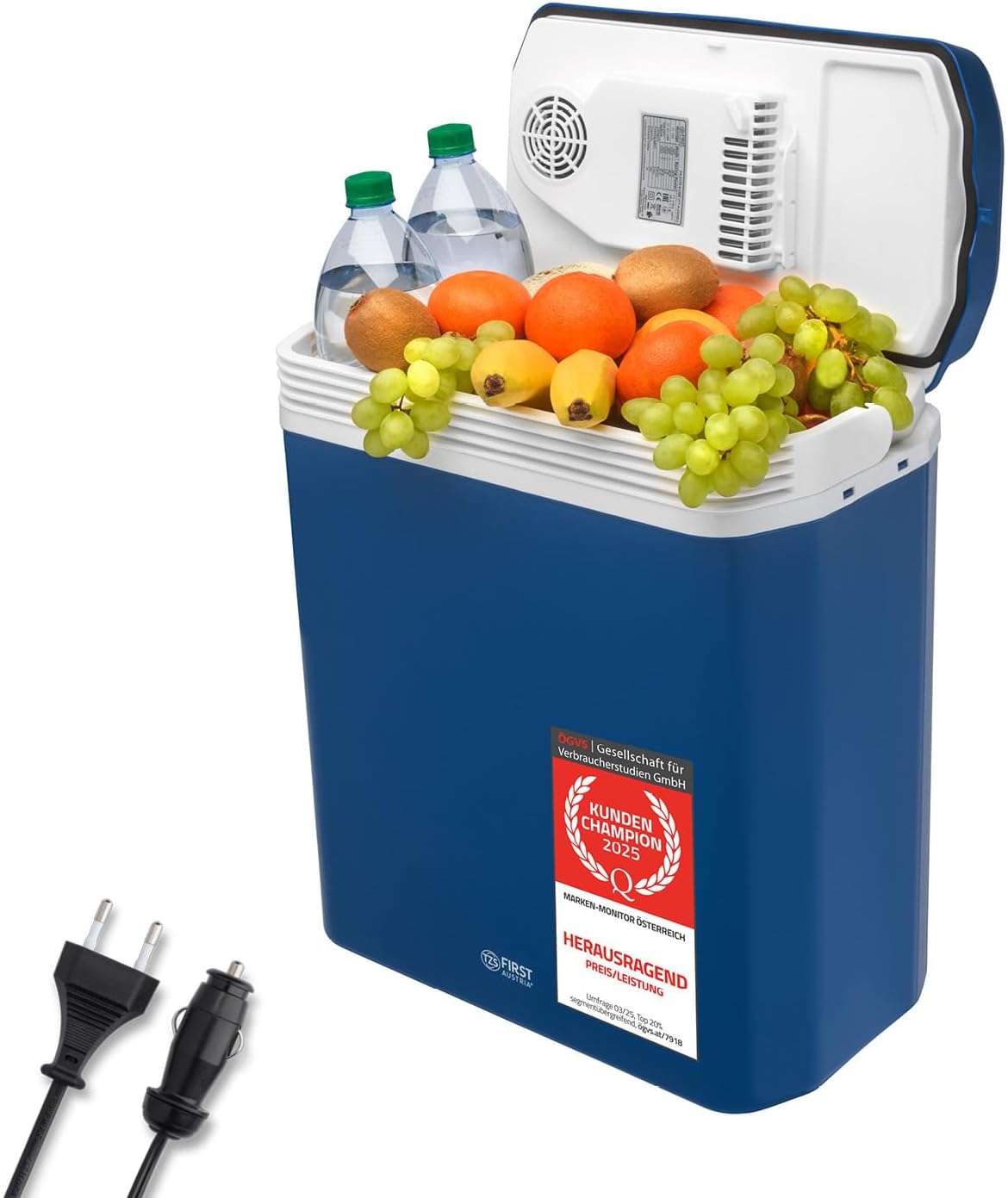TZS First Austria Kühlbox 24L für Camping und Festivals