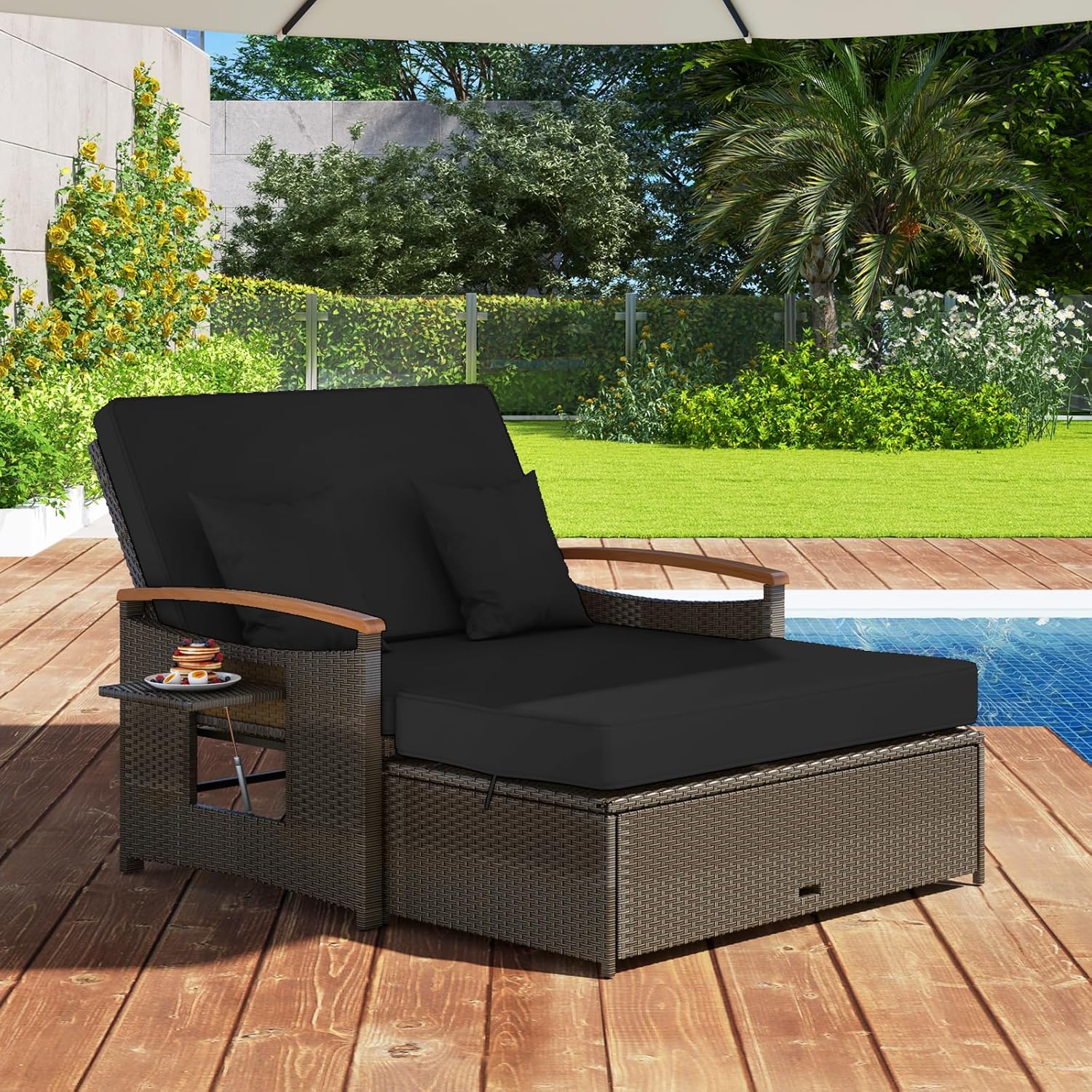 GIANTEX Lounge Möbel Outdoor mit Liegefunktion als Bestseller-Empfehlung für Garten, Terrasse und Balkon
