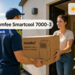Lidl Klimagerät Comfee Smartcool 7000-3 im Check – Käufer erhält das mobile Klimagerät an einem sonnigen Sommertag bei 32 Grad