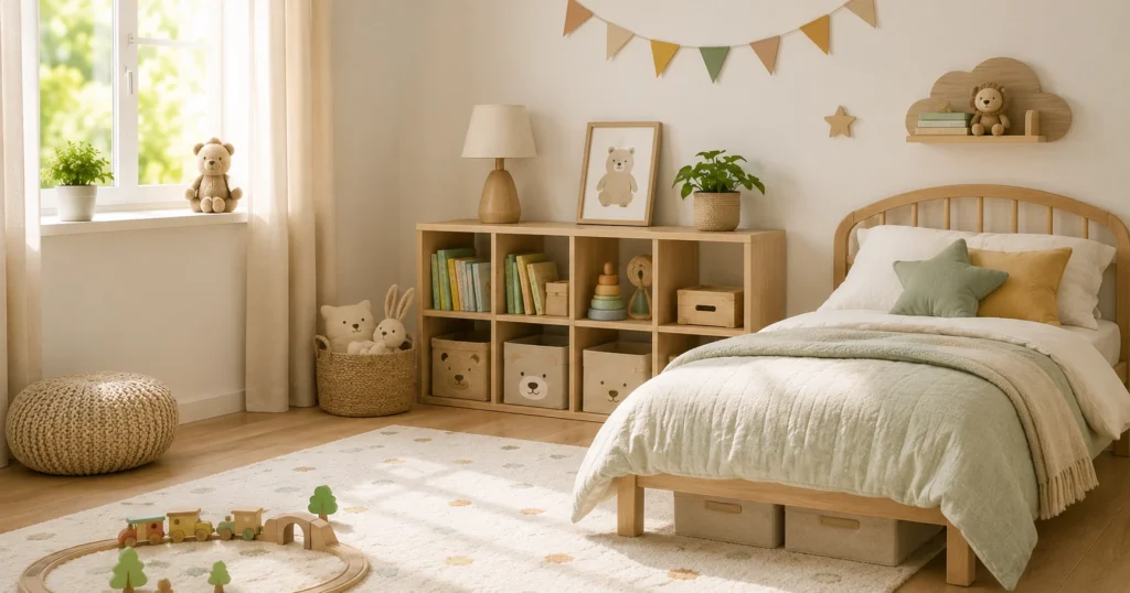 Helles Kinderzimmer mit sauberer Raumluft – Ratgeber für Eltern