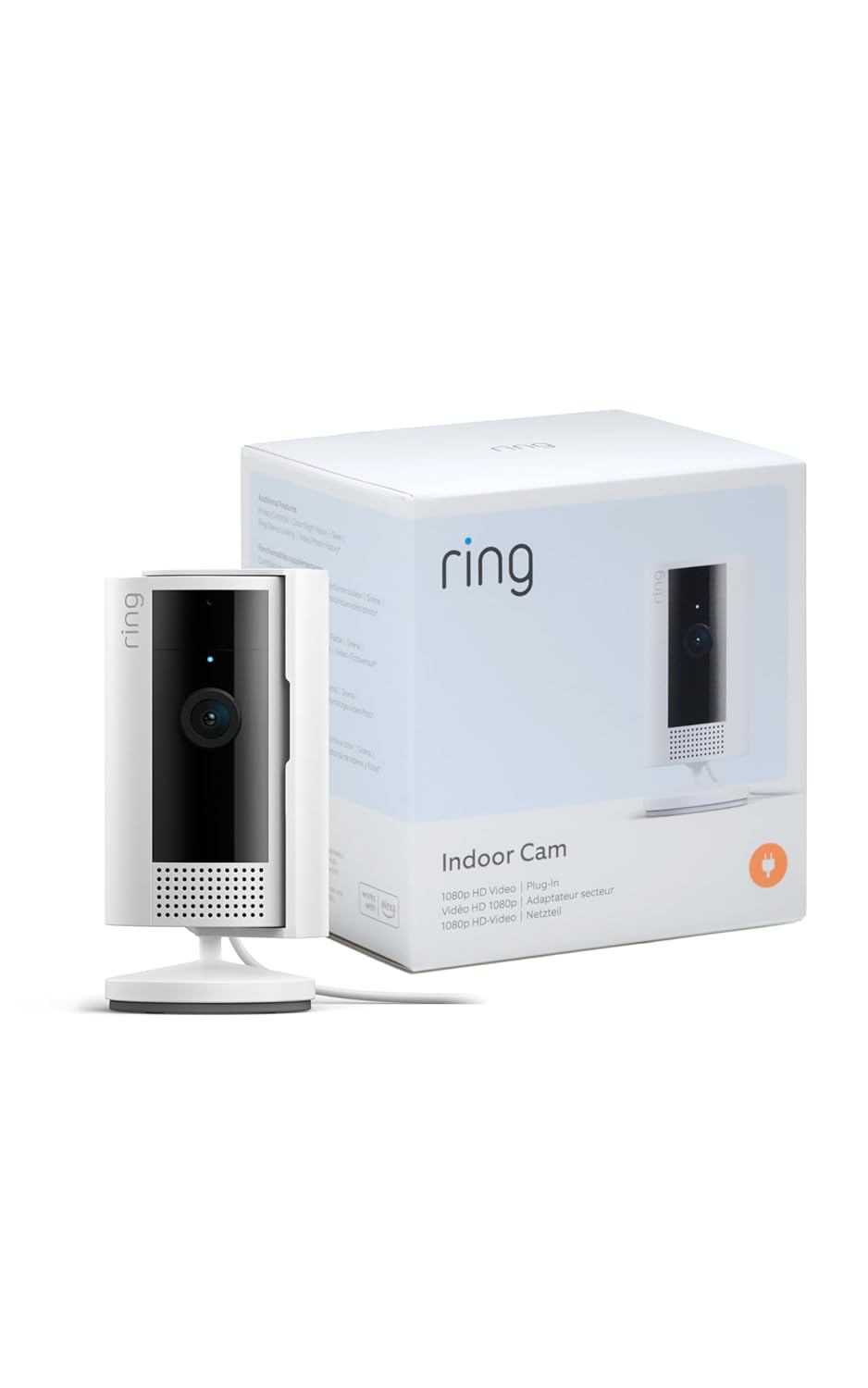 Ring Innenkamera Indoor Camera 2. Gen. mit 1080p-HD-Video und Privatsphäre-Sichtschutz
