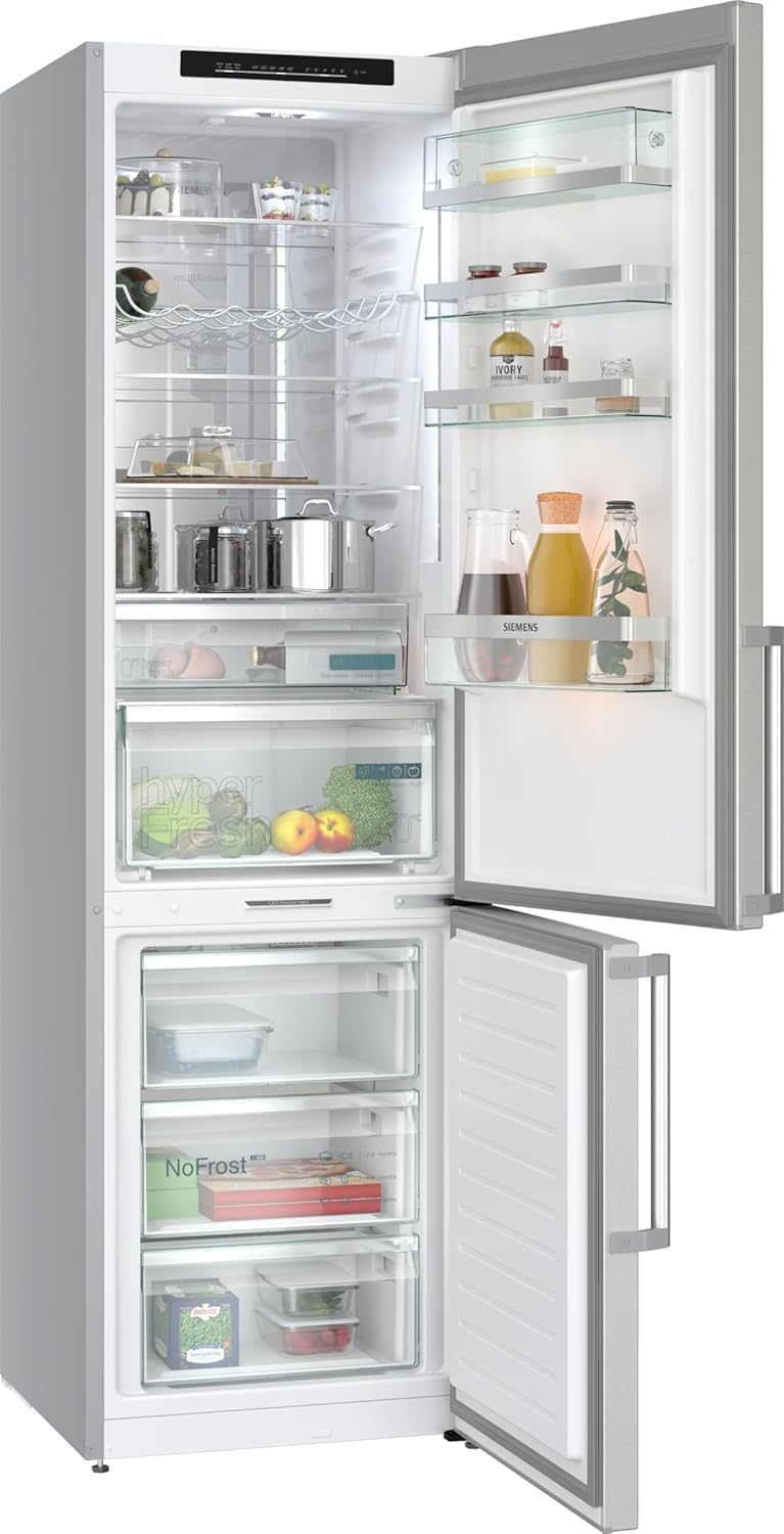 Siemens KG39NAIAU iQ500 Preis-Leistungs-Sieger Siemens KG39NAIAU iQ500 Kühl-Gefrier-Kombination mit Energieklasse A und hyperFresh