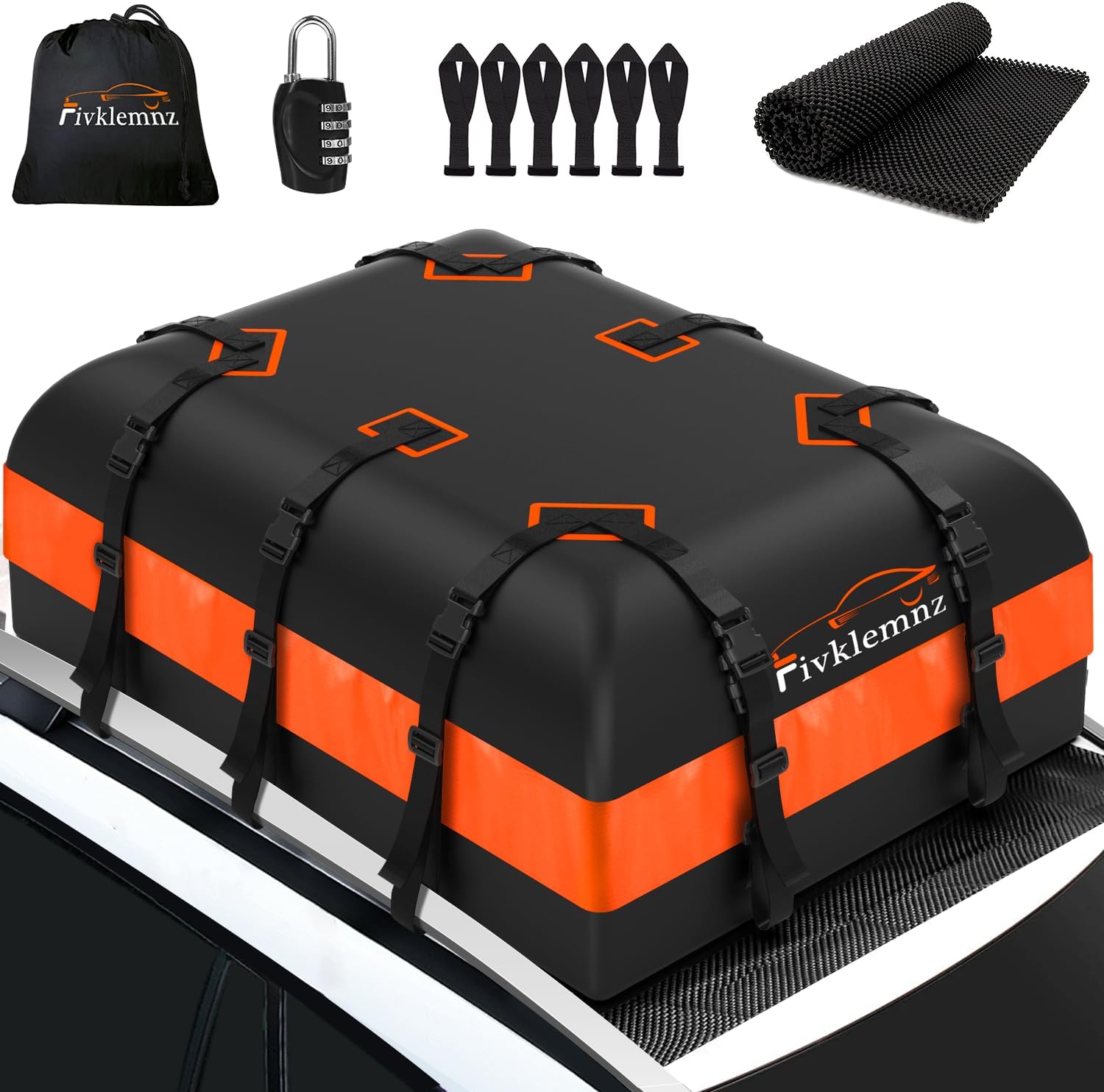 FIVKLEMNZ Dachtasche für das Autodach als flexible Gepäcklösung
