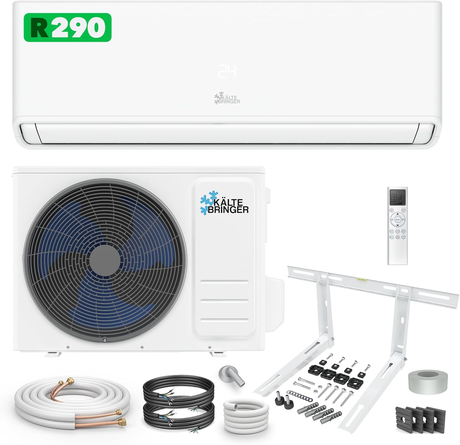 Kältebringer R290 Split-Klimaanlage 12000 BTU A+++