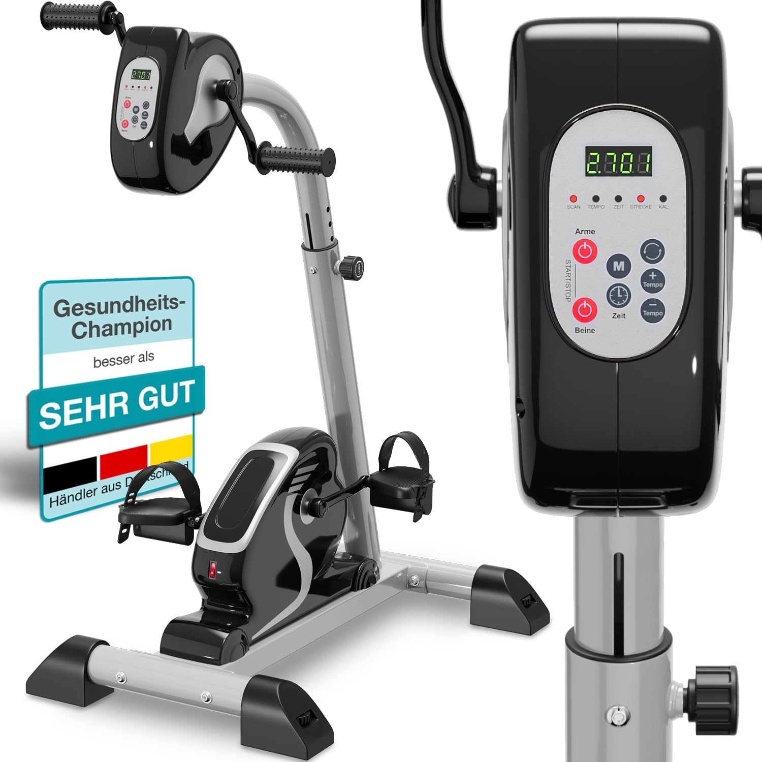 maxVitalis 2in1 Bewegungstrainer mit Motorunterstützung