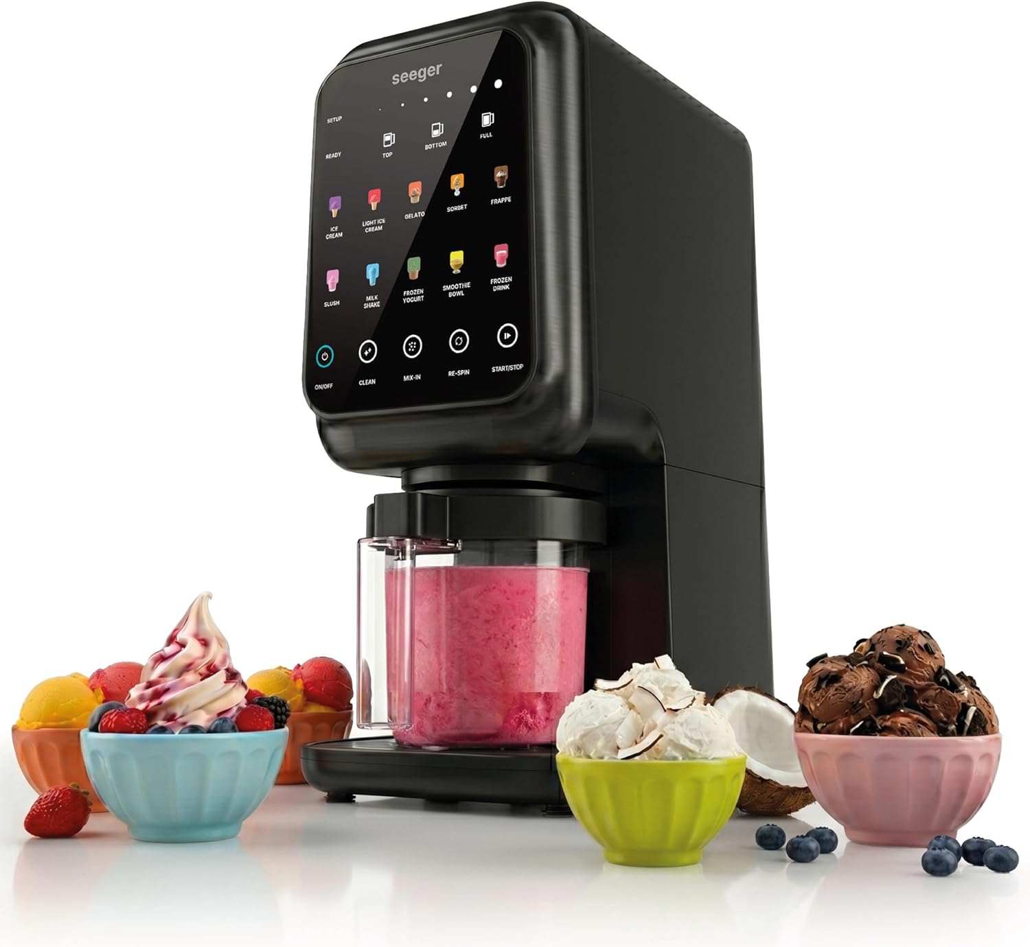 Seeger MultiCream Eismaschine mit Touchscreen